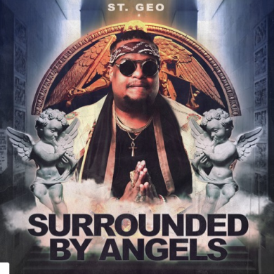 st. geo-surrounded by angels
